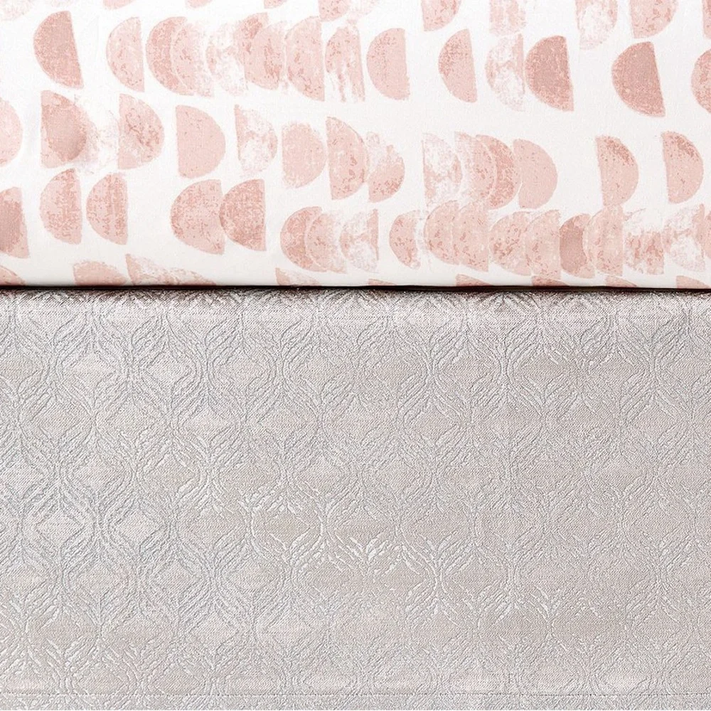 NWT West Elm x Pottery Barn Kids Silver Metallic Crib Skirt